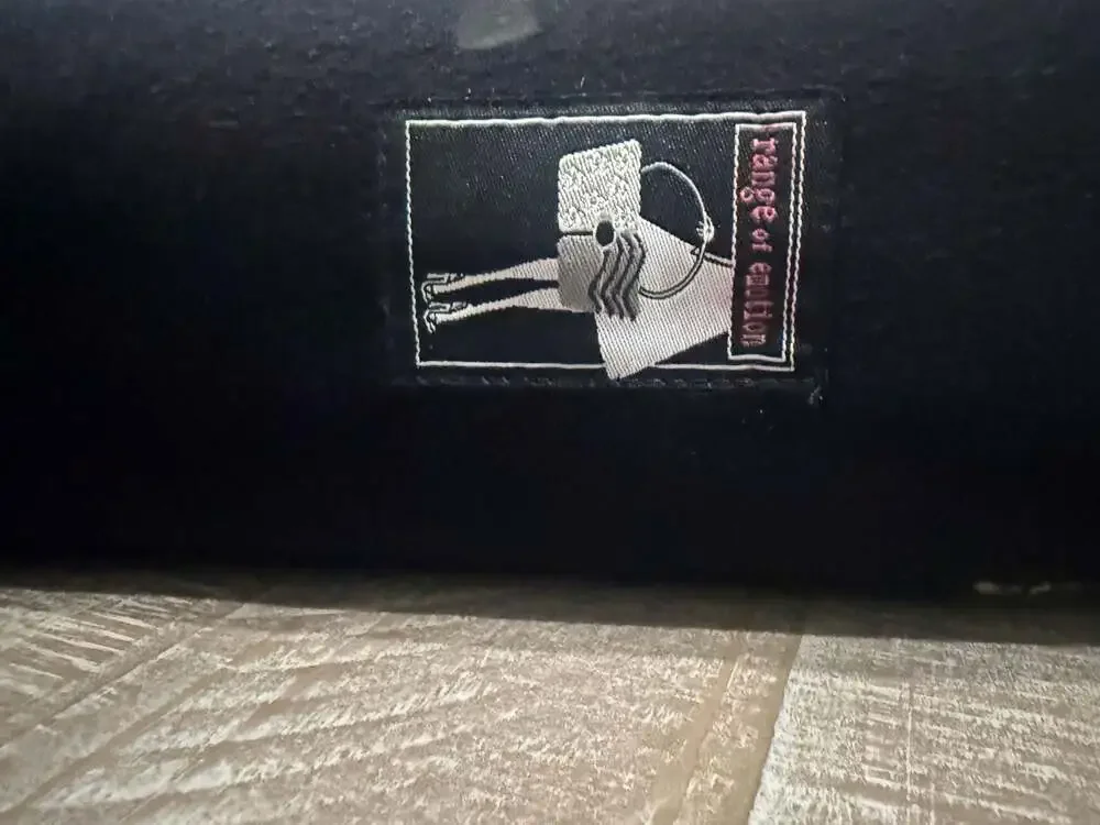 Range Of Emotion Handmade Patchwork Bag Black White Indie Cottagecore Purse